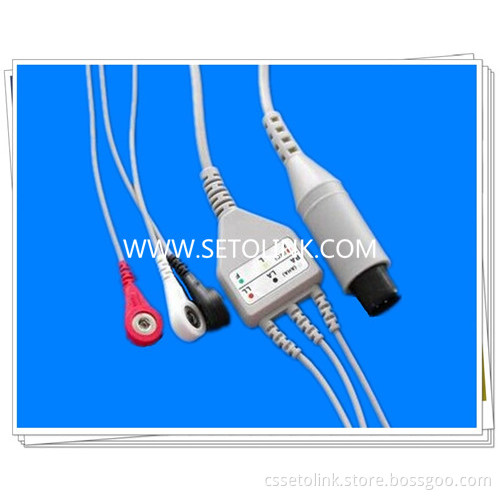 ECG Cable with 3/5 Leads